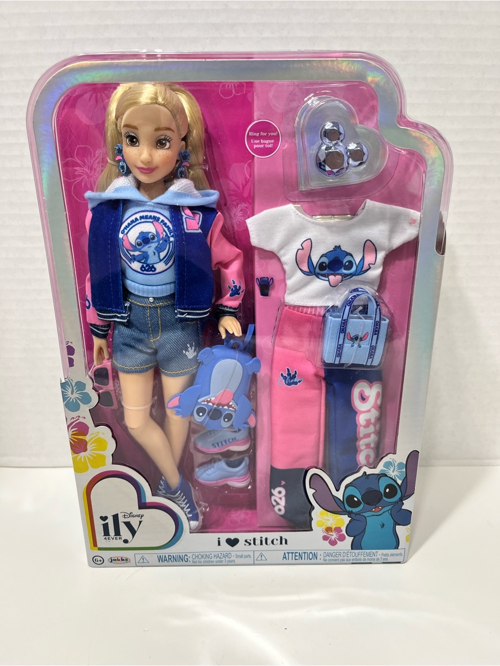 DISNEY ily 4 ever I love stitch Barbie doll NWT